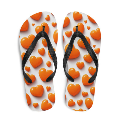 Kissme orange  flip-flops