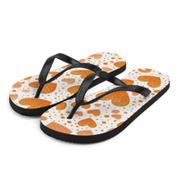 KissMe Tangerine Frabic Flip-Flops - Thumbnail 1