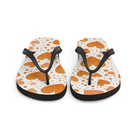 KissMe Tangerine Frabic Flip-Flops - Thumbnail 3