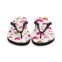 KissMe Pretty Pink Frabic Flip-Flops - Thumbnail 3