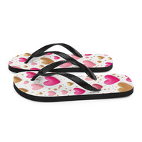 KissMe Pretty Pink Frabic Flip-Flops - Thumbnail 4
