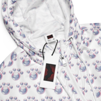 Batty Bubbles Womens cropped windbreaker - Thumbnail 4