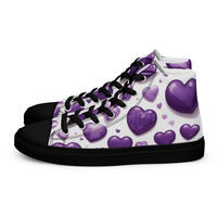 Rossys Womens high top canvas shoes - Thumbnail 1