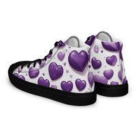 Rossys Womens high top canvas shoes - Thumbnail 2