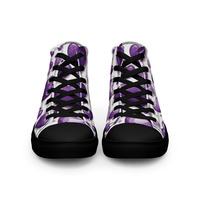 Rossys Womens high top canvas shoes - Thumbnail 7