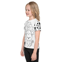Monkey Love  Kids crew neck t-shirt - Thumbnail 3