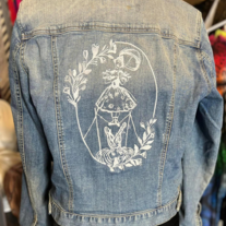 Haunted Mansion Sally Slater Glow-in-the-dark Denim Jacket