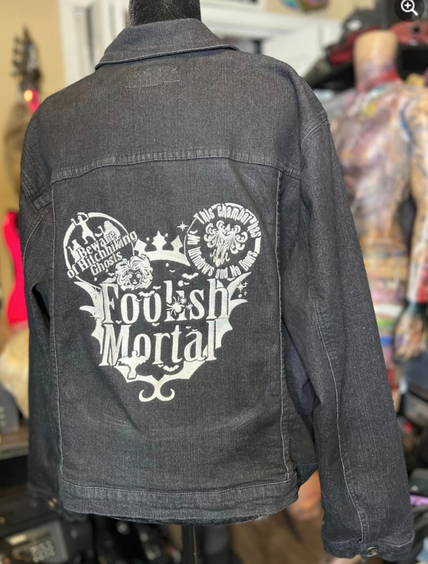 Foolish Mortal Glow-in-the-dark Denim Jacket