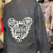 Foolish Mortal Glow-in-the-dark Denim Jacket