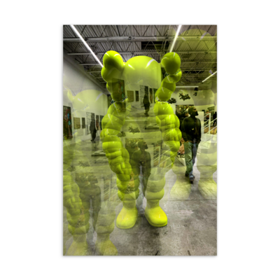 Kaws @ deitch postcard