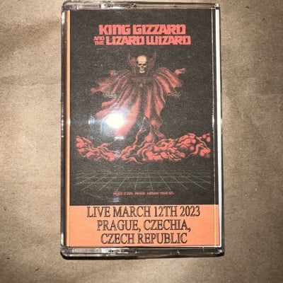 King gizzard and the lizard wizard live march 12th 2023 prague, czechia, czech republic