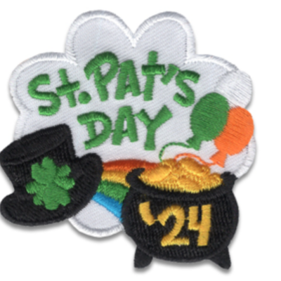 St. patrick's day badge 2024