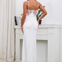 Luxurious Evening Wedding Dress For Women,Simple Prom Dress,Side Slit Evening Dress,1703 - Thumbnail 1