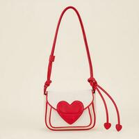 Red Heart Canvas Bag - Thumbnail 3