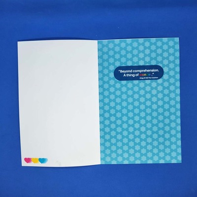 The prince greeting card