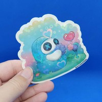 Behbes sticker (grid holo) - Thumbnail 2