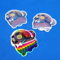 Sher lock sticker (grid holo) - Thumbnail 1