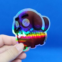 Sher lock sticker (grid holo) - Thumbnail 4