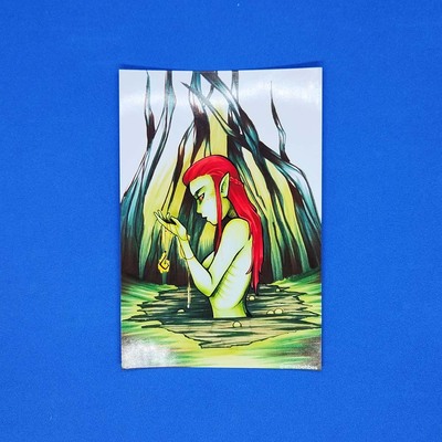 Swamp witch mini print