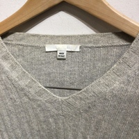 Helmut Lang grey ribbed sweater - Thumbnail 1