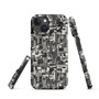 Monochrome Mosaic - Snap case for iPhone-12