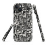 Monochrome Mosaic - Snap case for iPhone-14