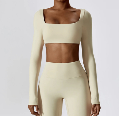 Apricot Long Sleeve & Leggings Set