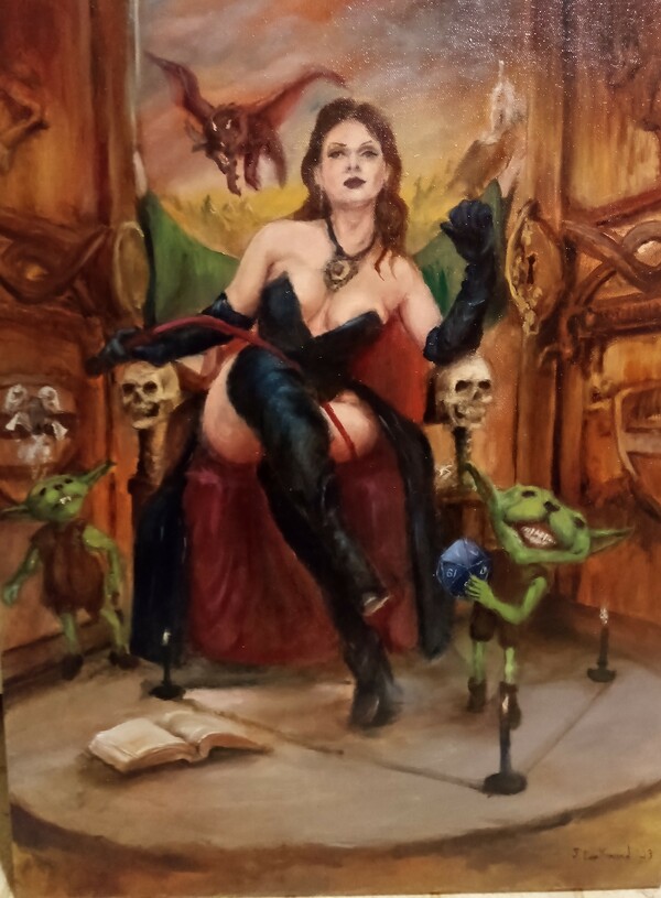 Dungeon Master's Guide oil painting prints