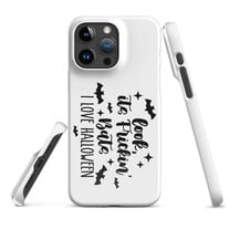 It's Frickin Bats! I love Halloween - Snap case for iPhone, White