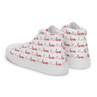 Loves Womens high top canvas shoes - Thumbnail 2
