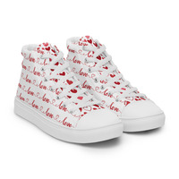 Loves Womens high top canvas shoes - Thumbnail 6