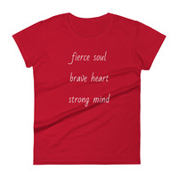 Fierce Brave Strong Short Sleeve Tee - Thumbnail 6