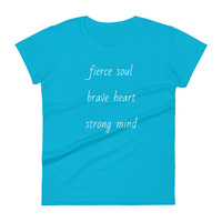 Fierce Brave Strong Short Sleeve Tee - Thumbnail 7