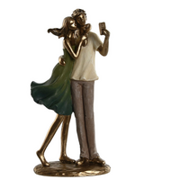 Home ESPRIT Bronze Decor Figurine - Thumbnail 1