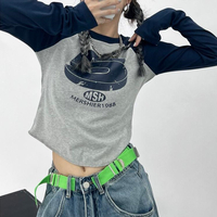 90’s Print Long Sleeve T-shirt - Thumbnail 1