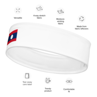 Laos Flag Headband (White) - Thumbnail 1