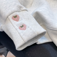 STRAWBERRY HALF ZIP HOODIE - Thumbnail 5