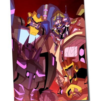 Transformers animated djd poster