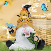 Butterfly Spring Gnome Decor Figurine  - Thumbnail 3