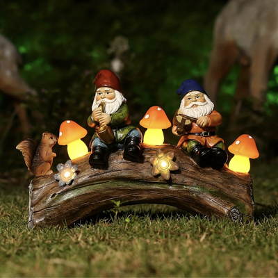  solar garden gnome statues  - Thumbnail 2