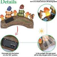  Solar Garden Gnome Statues  - Thumbnail 2