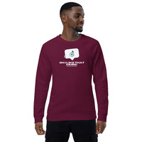Oh I Like That Unisex organic raglan sweatshirt - Thumbnail 3
