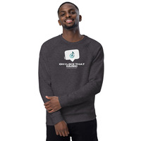 Oh I Like That Unisex organic raglan sweatshirt - Thumbnail 7