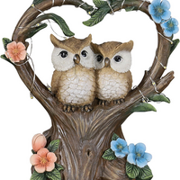 Solar Garden  Owl Statue - Thumbnail 1