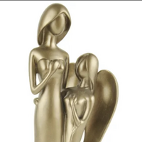 Business Painted Resin Angel Craft - Thumbnail 2