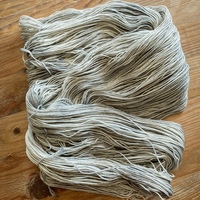 Platinum Hand Dyed Fingering Weight Sock Yarn - Thumbnail 4