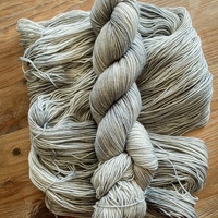 Platinum Hand Dyed Fingering Weight Sock Yarn - Thumbnail 2
