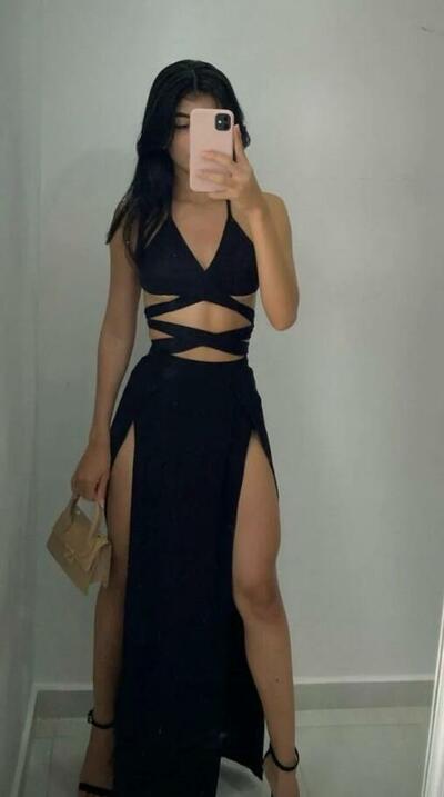 Sexy A Ling Black Long Evening Dresses