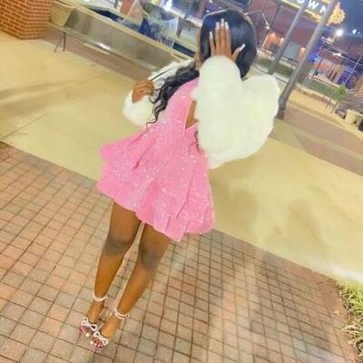 Sexy short sequin pink homecoming dress 