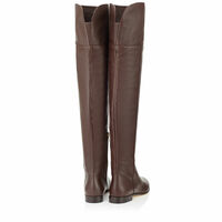  Female side zipper over knee flat bottom winter high boots casual knight boots 2 colors - Thumbnail 7